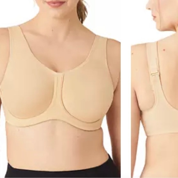 COPY - WACOAL SPORTS UNDERWIRE 855170 BRA 36G NATURAL NUDE NEW - Picture 1 of 5